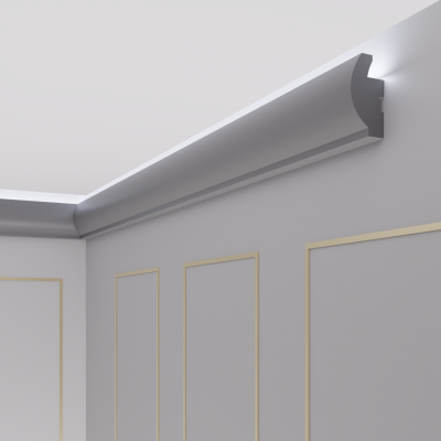 Stuckleisten für indirekte Beleuchtung OL-3 - 20 Meter + 4 Innenecken